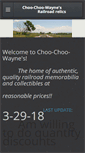 Mobile Screenshot of choo-choo-wayne.com